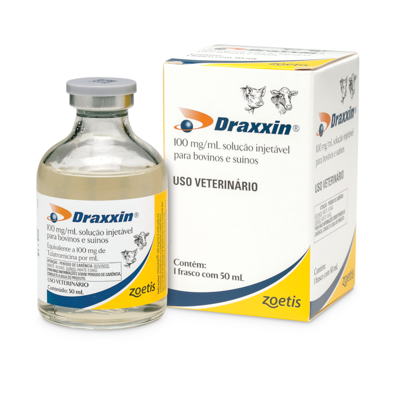 Draxxin Antibi tico Com Tulatromicina 50ml Zoetis Loja Vetfarma